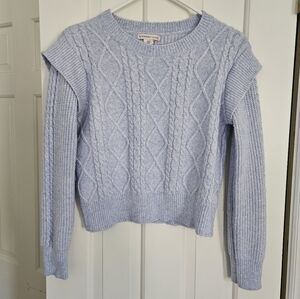 Women's Light Blue Sweater by Sincerely Jules Size: Small